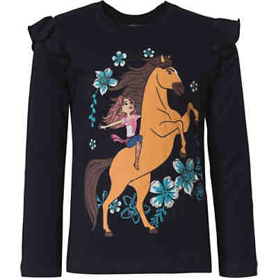 Spirit Langarmshirt für Mädchen, Pferde