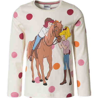 Bibi und Tina Langarmshirt für Mädchen, Pferde