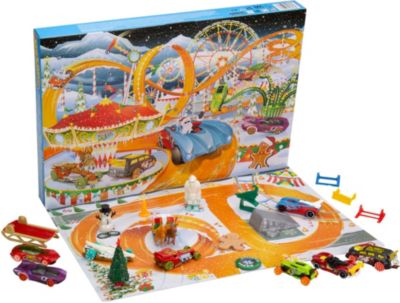 Hot Wheels Kinder-Adventskalender 2022 inkl. 8 Spielzeug-Autos in 1:64, Hot Wheels