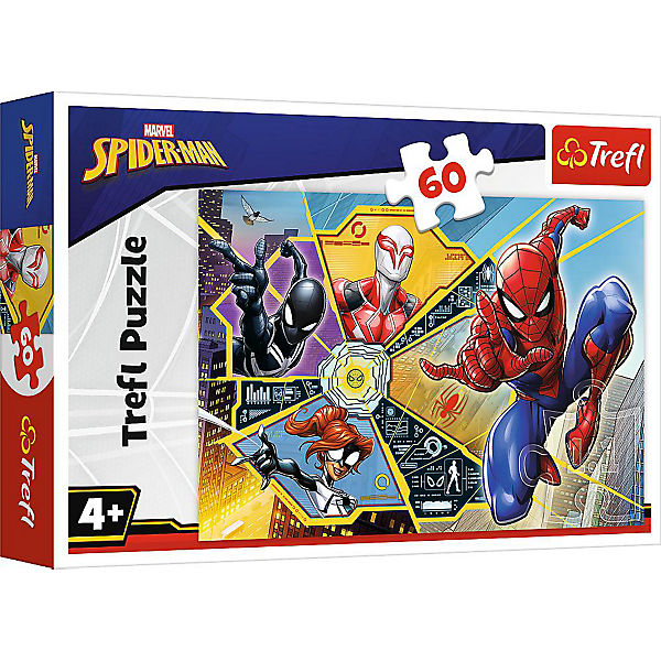 Puzzle - Disney Marvel Spiderman - On the Web, 60 Teile