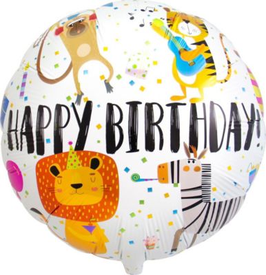 Folien-Luftballon „Birthday Girl“ – 45 Cm, Selbstschließend, Für Helium Oder Luft