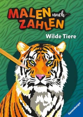 Image of Buch - Ravensburger Malen nach Zahlen Wilde Tiere - 32 Motive - 24 Farben - Malbuch mit nummerierten Ausmalfeldern fortgeschrittene Fans der Reihe Kinder