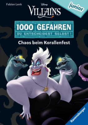 Image of Buch - 1000 Gefahren junior: Disney Villains: Chaos beim Korallenfest
