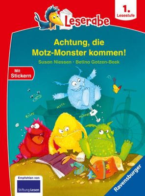 Image of Buch - Achtung, die Motz-Monster kommen! - Leserabe 1. Klasse - Erstlesebuch Kinder ab 6 Jahren Kinder