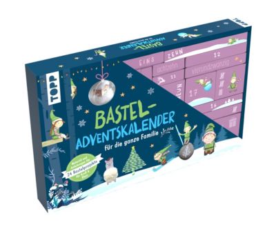 FamilienBastelAdventskalender 24 Bastelprojekte mit Material