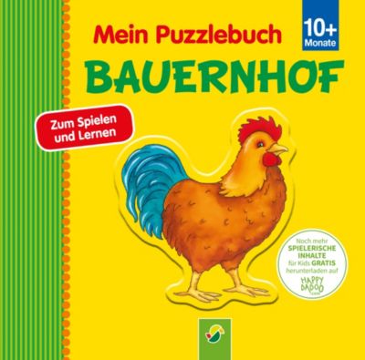 Image of Buch - Mein Puzzlebuch Bauernhof Kinder ab 10 Monaten Kinder