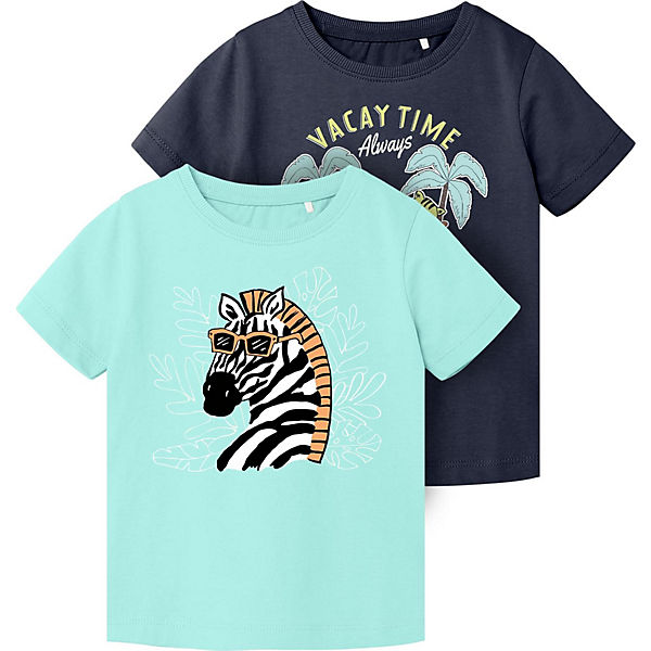 T-Shirt NMMVICTOR Doppelpack für Jungen