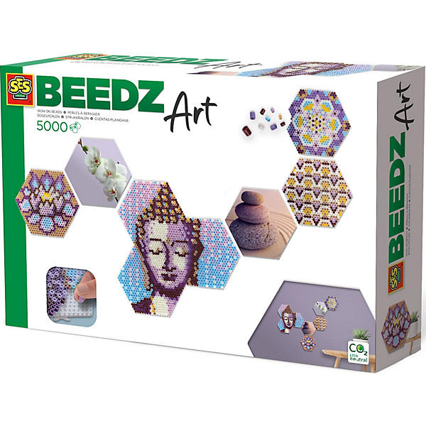 Beedz Art - Bügelperlenset Hex tiles Zen
