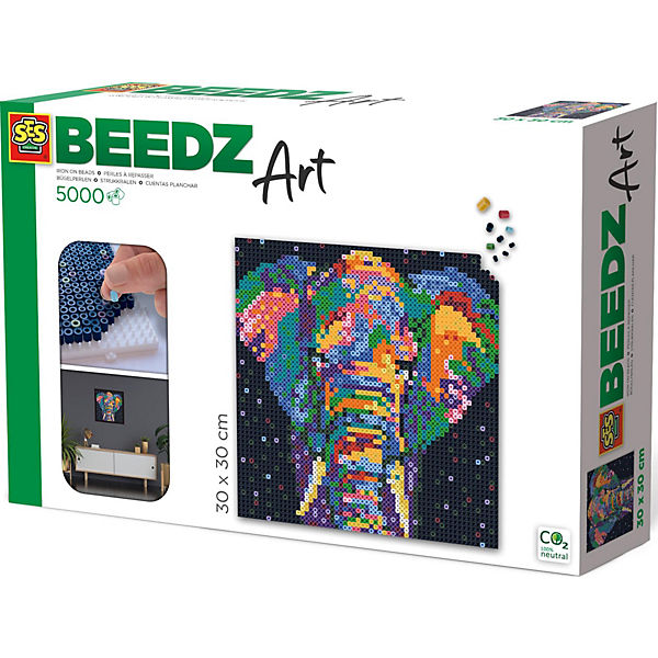 Beedz Art - Bügelperlenset Elefanten-Fantasie 5000