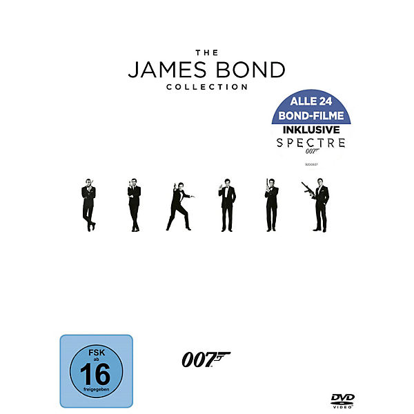 DVD James Bond-24-Movie-Collection (24 DVDs)