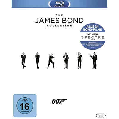 BLU-RAY James Bond-24-Movie-Collection (25 Blue ray Discs)