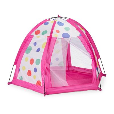 Rosa Kinderzelt Babyzelt Spielhaus Prinzessin Mädchen Spielzelt Spielhöhle Zelt 