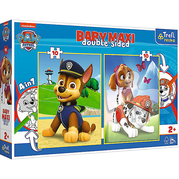 Baby-MAXI-Puzzle - The PAW Patrol Team, 2x10 Teile