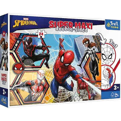 Maxi-Puzzle - Spiderman goes into Action - Disney Marvel, 24 Teile