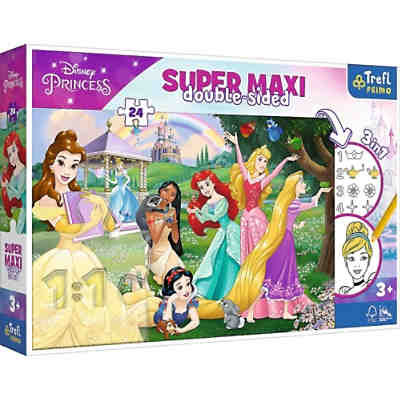 Puzzle - "24 SUPER MAXI" - Happy Princesses / Disney Princess