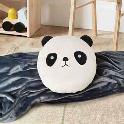 Kuschelkissen mit Decke, Motiv Panda, 130 x 170 cm + 45 x 45 cm von Pötter