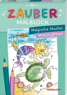 Image of Buch - Zaubermalblock. Magische Muster. Meerjungfrauen