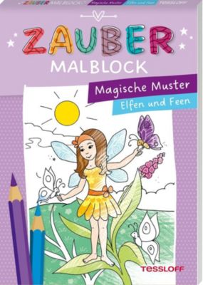 Image of Buch - Zaubermalblock. Magische Muster. Elfen und Feen