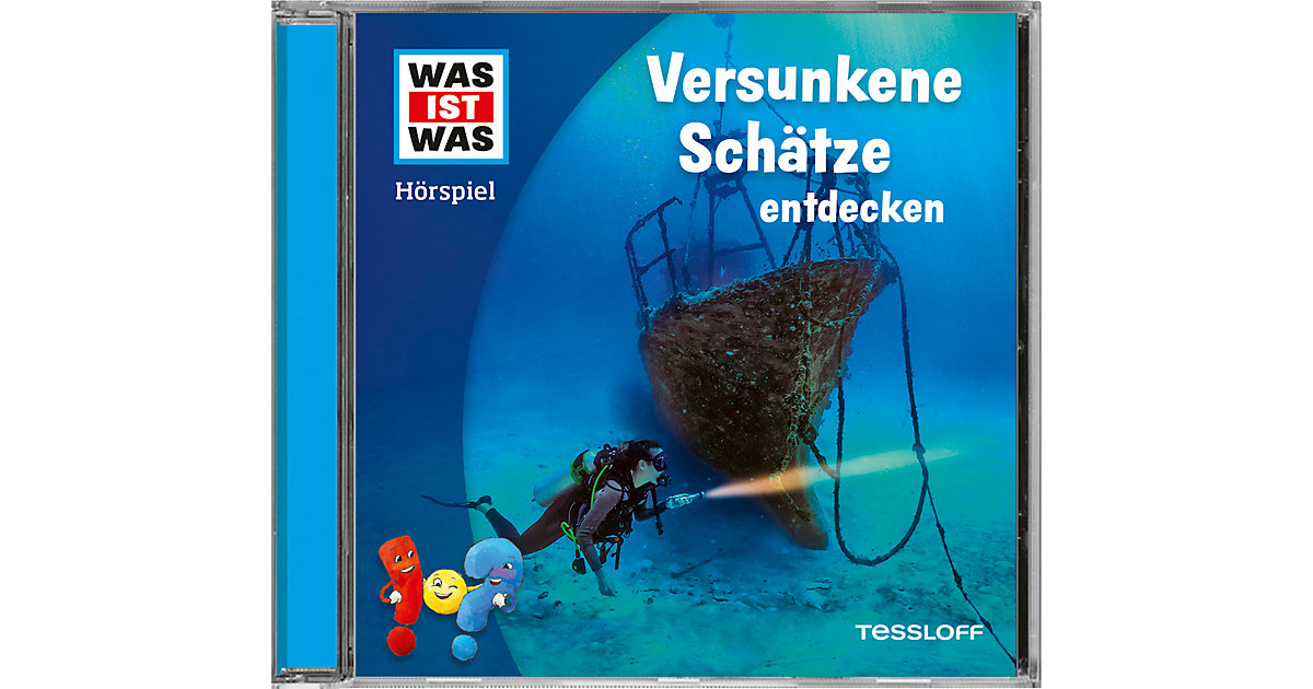Spielzeug: Tessloff Verlag WAS IST WAS Hörspiel. Versunkene Schätze entdecken, Audio-CD Hörbuch