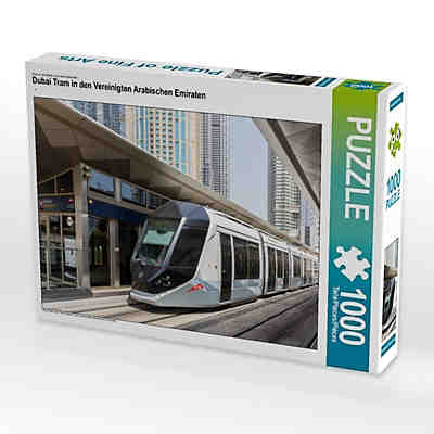 Puzzle CALVENDO Puzzle Dubai Tram in den Vereinigten Arabischen Emiraten - 1000 Teile Foto-Puzzle für glückliche Stunden