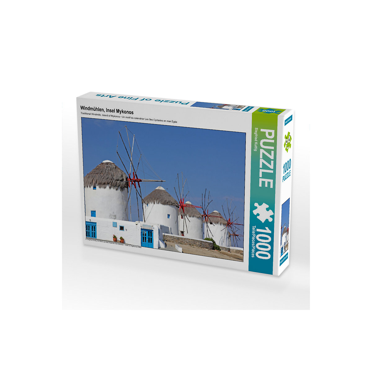 CALVENDO® Puzzle CALVENDO Puzzle Windmühlen Insel Mykonos 1000 Teile Foto-Puzzle für glückliche Stunden