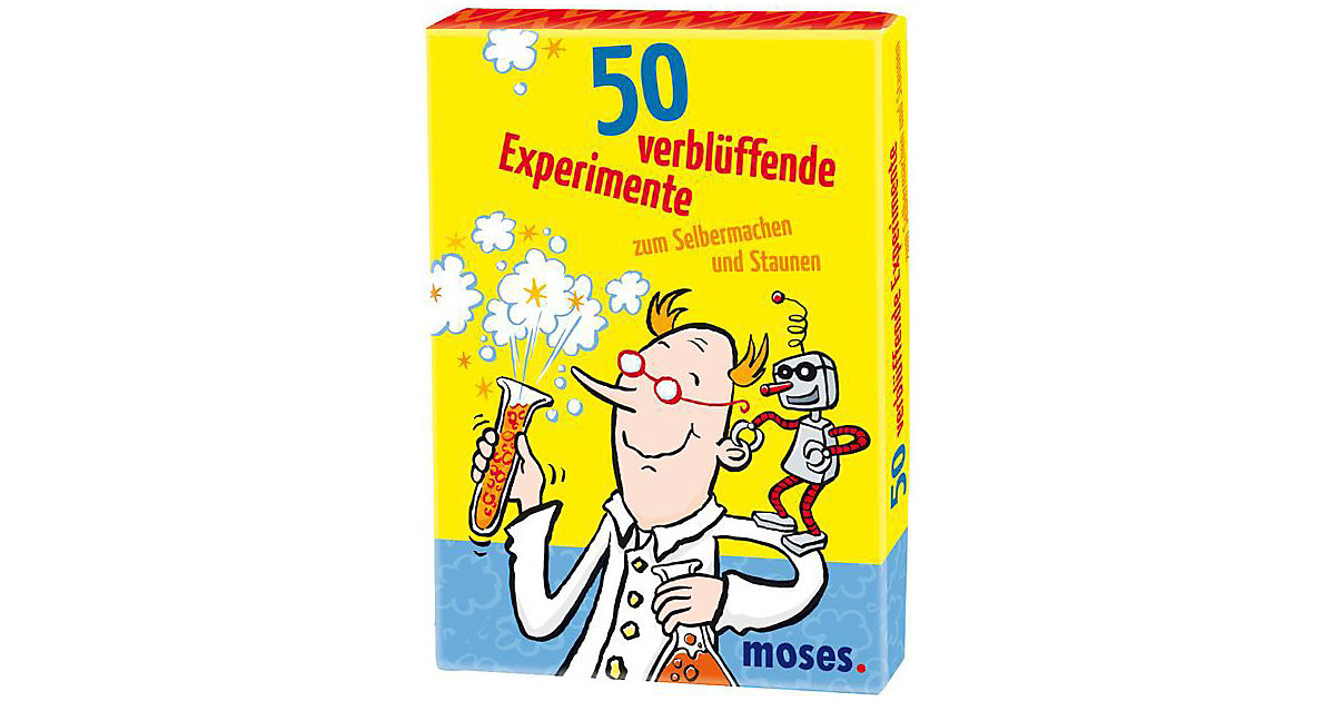 Buch - 50 verblüffende Experimente zum Selbermachen und Staunen, Kartenset