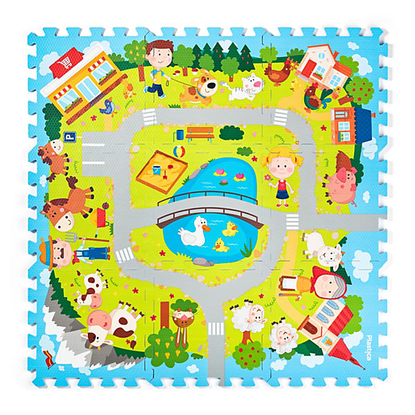 Puzzle- und Spielmatten Puzzle- und Spielmatte Straße