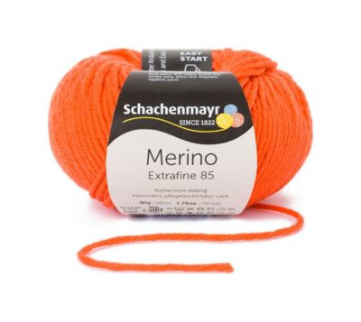 Schachenmayr Handstrickgarne Merino Extrafine 85 50g Orange