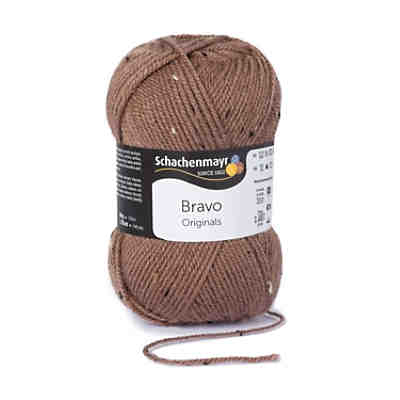 Handstrickgarne Bravo, 50g Holz Tweed