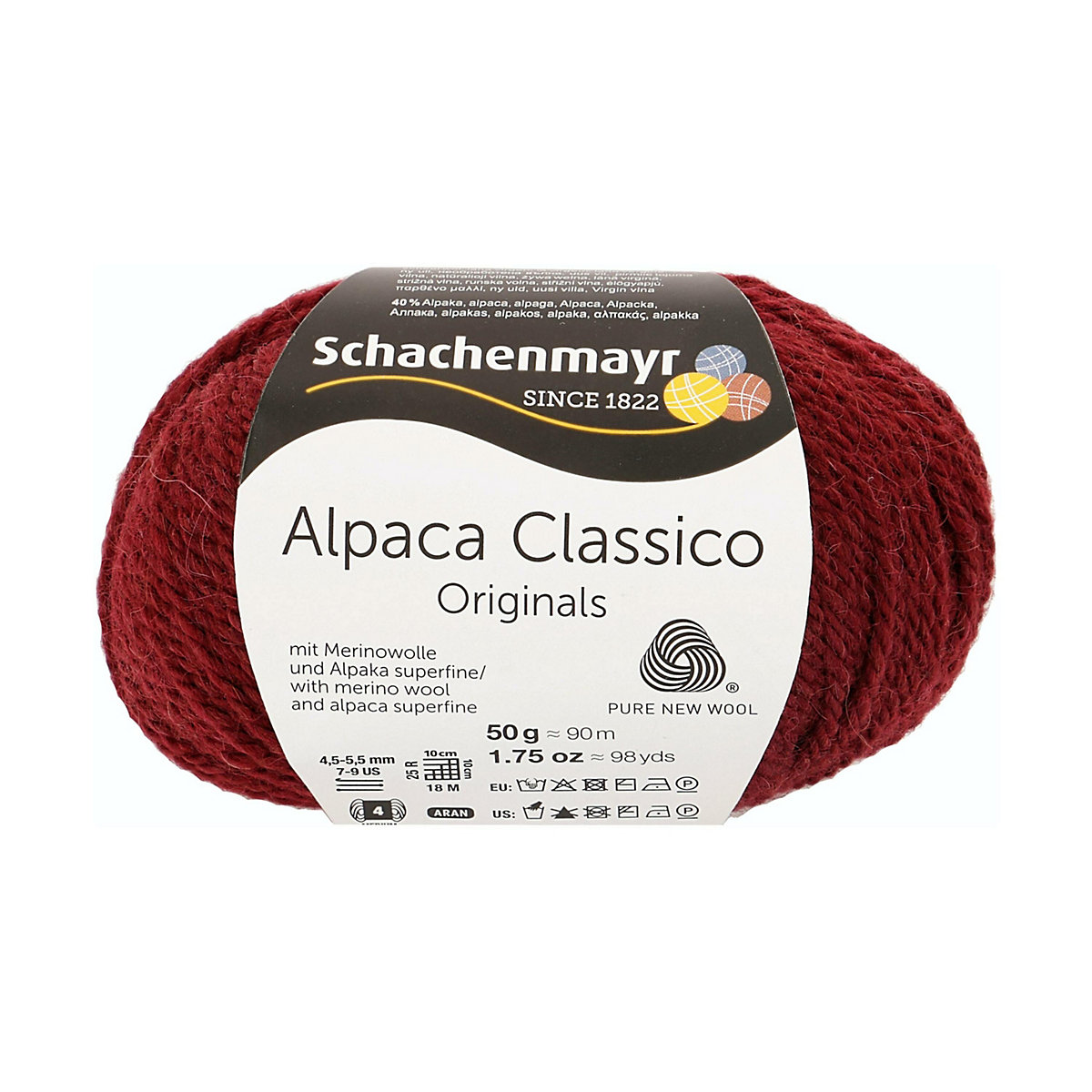 Schachenmayr Handstrickgarne Alpaca Classico 50g Bratapfel