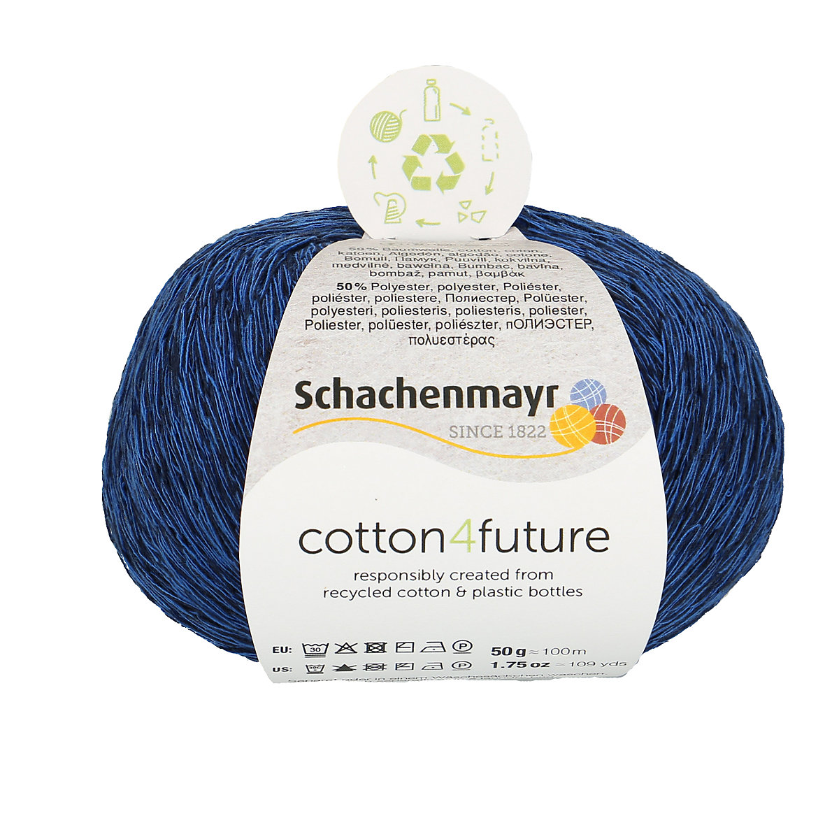Schachenmayr Handstrickgarne cotton4future 50g Ocean