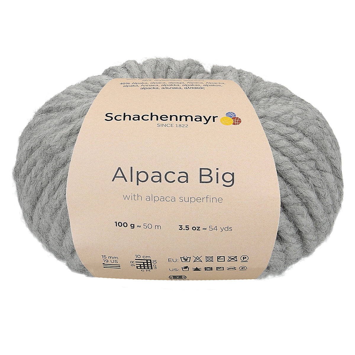 Schachenmayr Handstrickgarne Alpaca Big 100g Stone