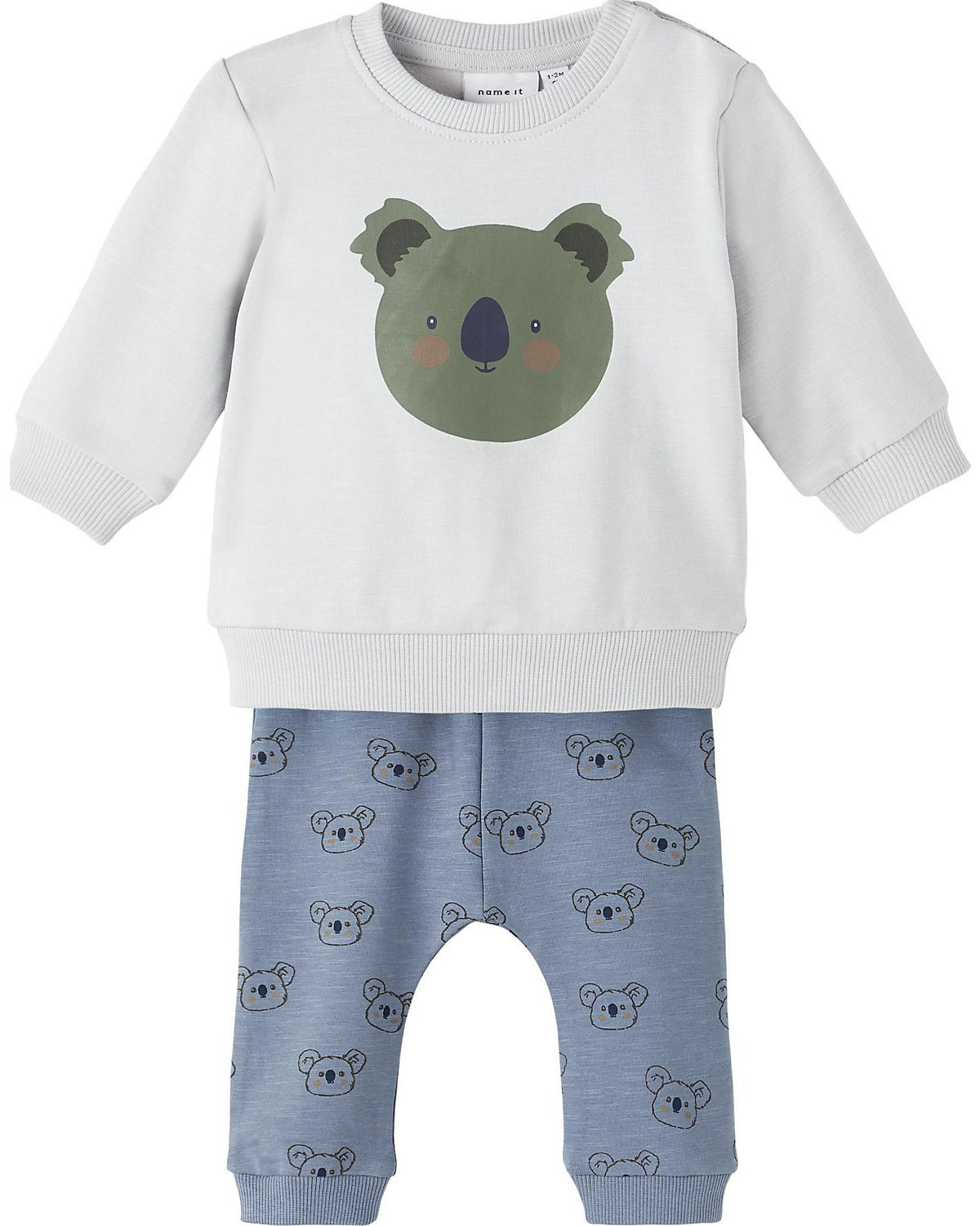 name it Baby Set Sweatshirt + Jogginghose NBMKIM für Jungen Organic Cotton