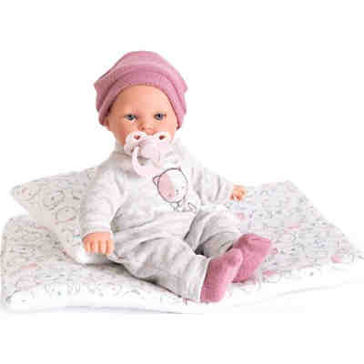 Babypuppe Kika in Ihrem Bett, 27 cm