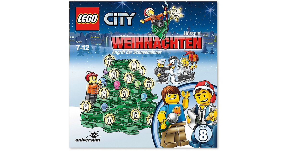 CD LEGO City 08 - Weihnachten - Angriff der Schneemänner Hörbuch
