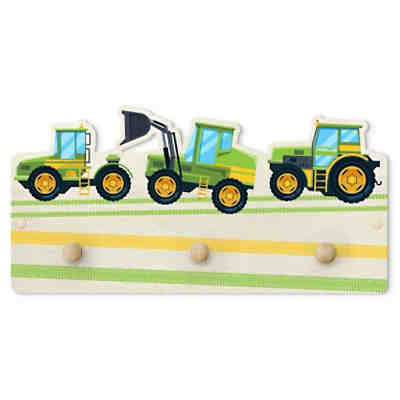Kindergarderobe Holz Erntemaschine, Traktor und Co