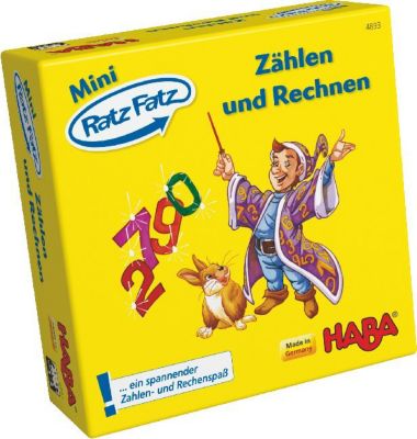 Haba 4893 Mini Ratz Fatz Zählen und Rechnen 5-8 Jahre Lernspiel Schule Neu OVP 