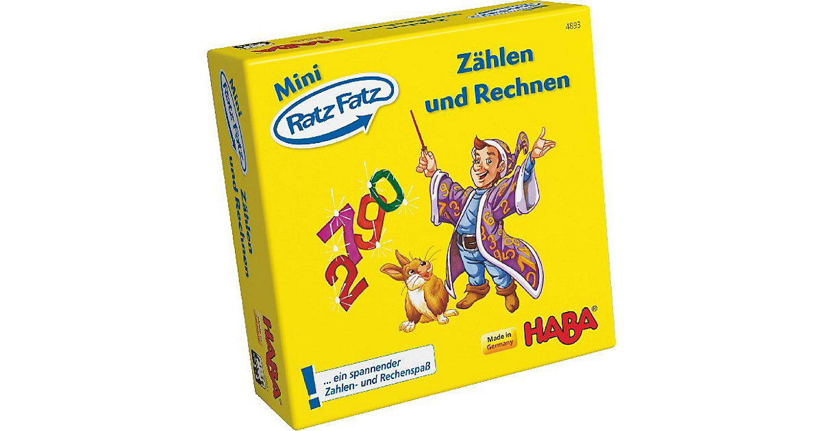 Brettspiele/Lernspiele: HABA HABA 4893 Mini-Ratz Fatz Zählen und Rechnen