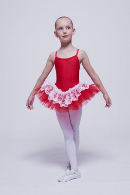 Mädchen Ballett Kleid Tanzen tutu Kleid pink rot-weiß-blau 3 4 5 6 7 8 Jahre 