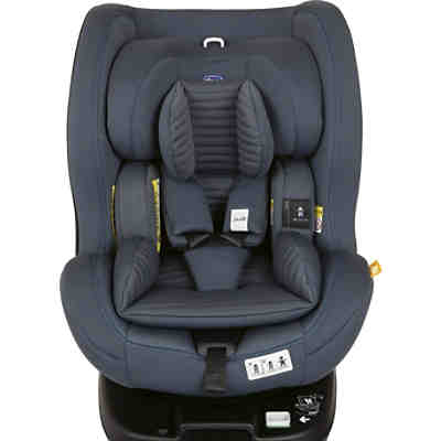 Autokindersitz Seat3Fit I-Size rückwärtsgerichteter Transport bis 105 cm möglich; einklappbarer Stützfüß, blau