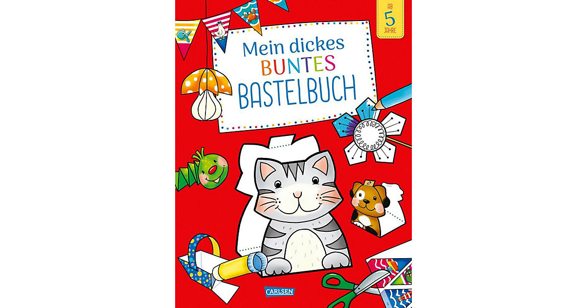 Image of Buch - Mein dickes buntes Bastelbuch
