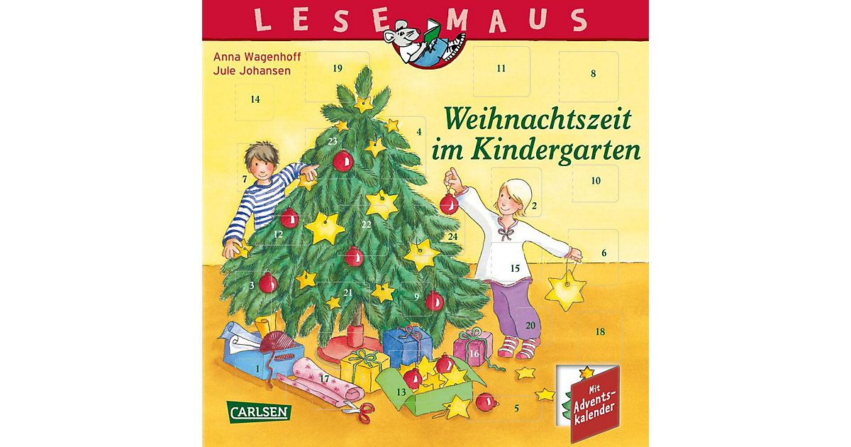 Spielzeug: Carlsen Verlag Buch - LESEMAUS 24: Weihnachtszeit im Kindergarten