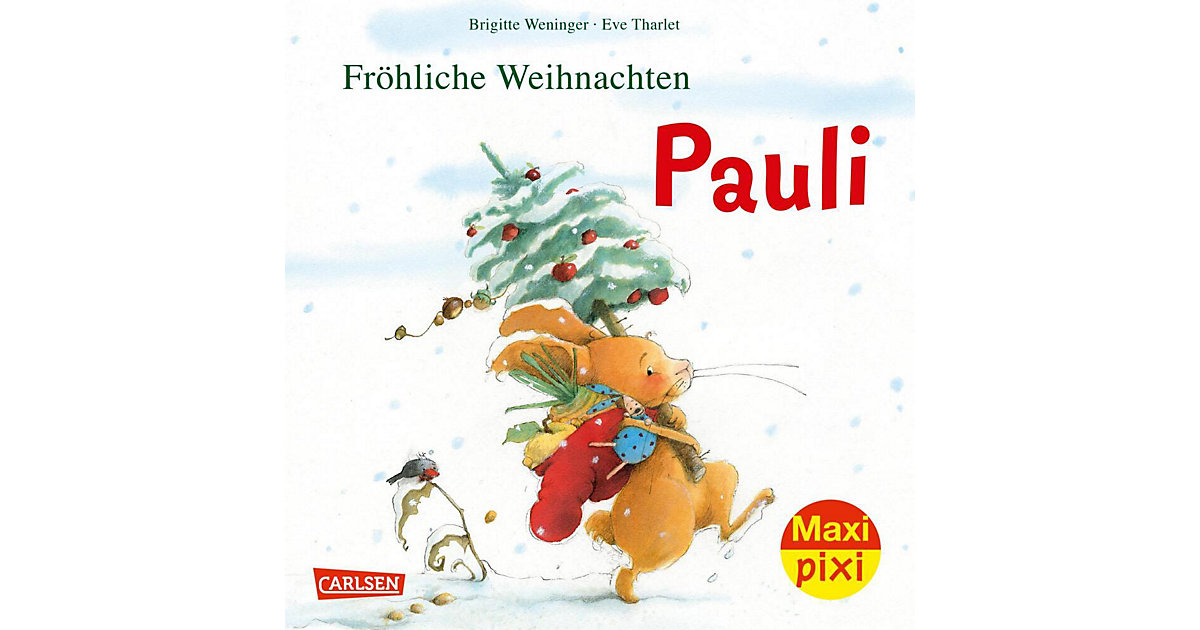 Spielzeug: Carlsen Verlag Buch - Maxi Pixi 386: Fröhliche Weihnachten, Pauli!