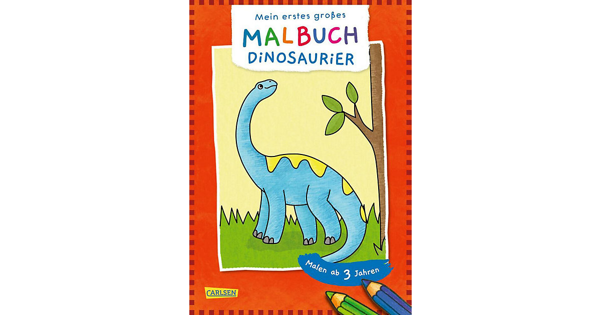 Spielzeug: Carlsen Verlag Buch - Mein erstes großes Malbuch: Dinosaurier