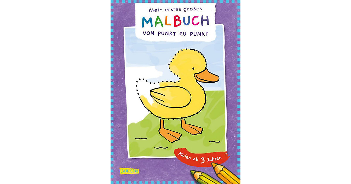 Spielzeug: Carlsen Verlag Buch - Mein erstes großes Malbuch: Punkt zu Punkt
