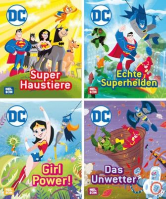 Nelson Verlag Nelson Mini-Bücher: DC Superhelden 1-4