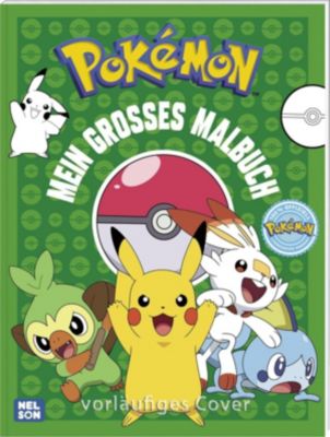 Image of Buch - Pokémon: Mein großes Malbuch