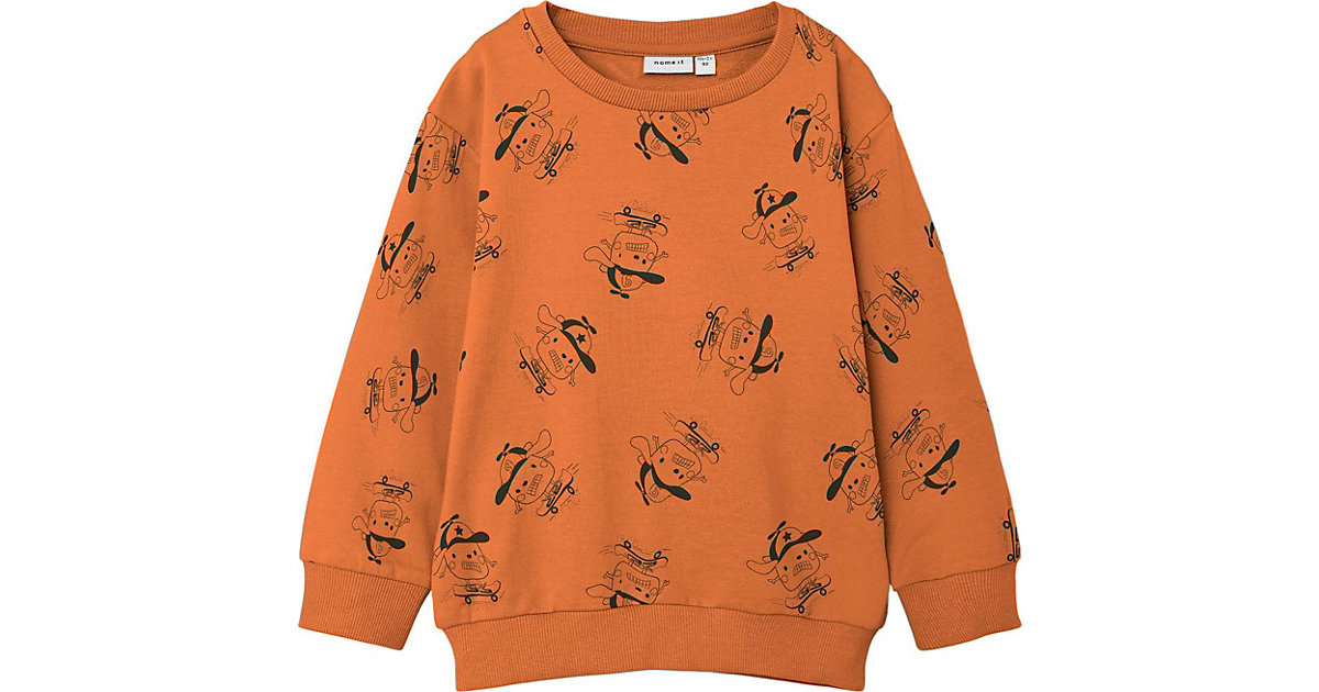 Sweatshirt NMMVIFELIX  orange Gr. 92 Jungen Kleinkinder