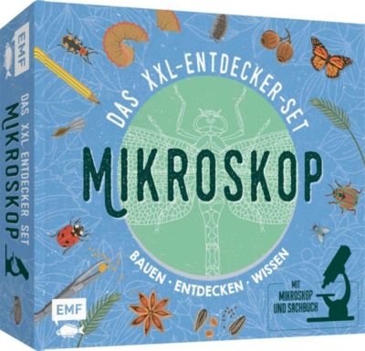 Image of Buch - Das XXL-Entdecker-Set - Mikroskop: Mit Mikroskop, Linsen und Objektträgern + Sachbuch mit faszinierenden Experimenten