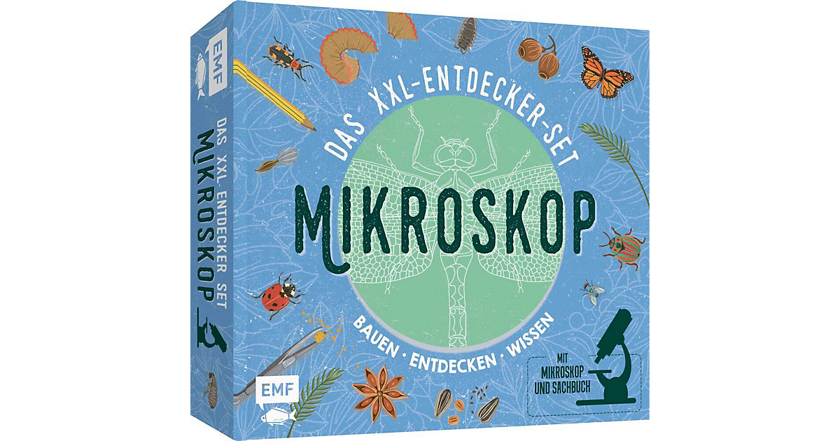 Image of Buch - Das XXL-Entdecker-Set - Mikroskop: Mit Mikroskop, Linsen und Objektträgern + Sachbuch mit faszinierenden Experimenten